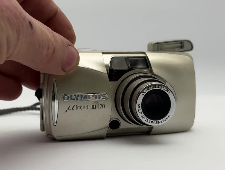 Olympus Mju III 120 Point & Shoot Film Camera - Etsy