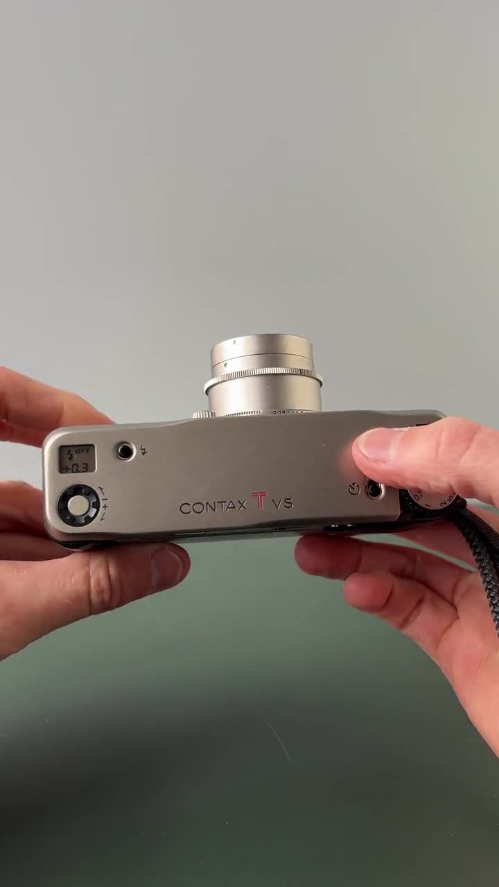 CONTAX TVS Camera With Carl Zeiss T* 28–56mm Lens | Analog Film