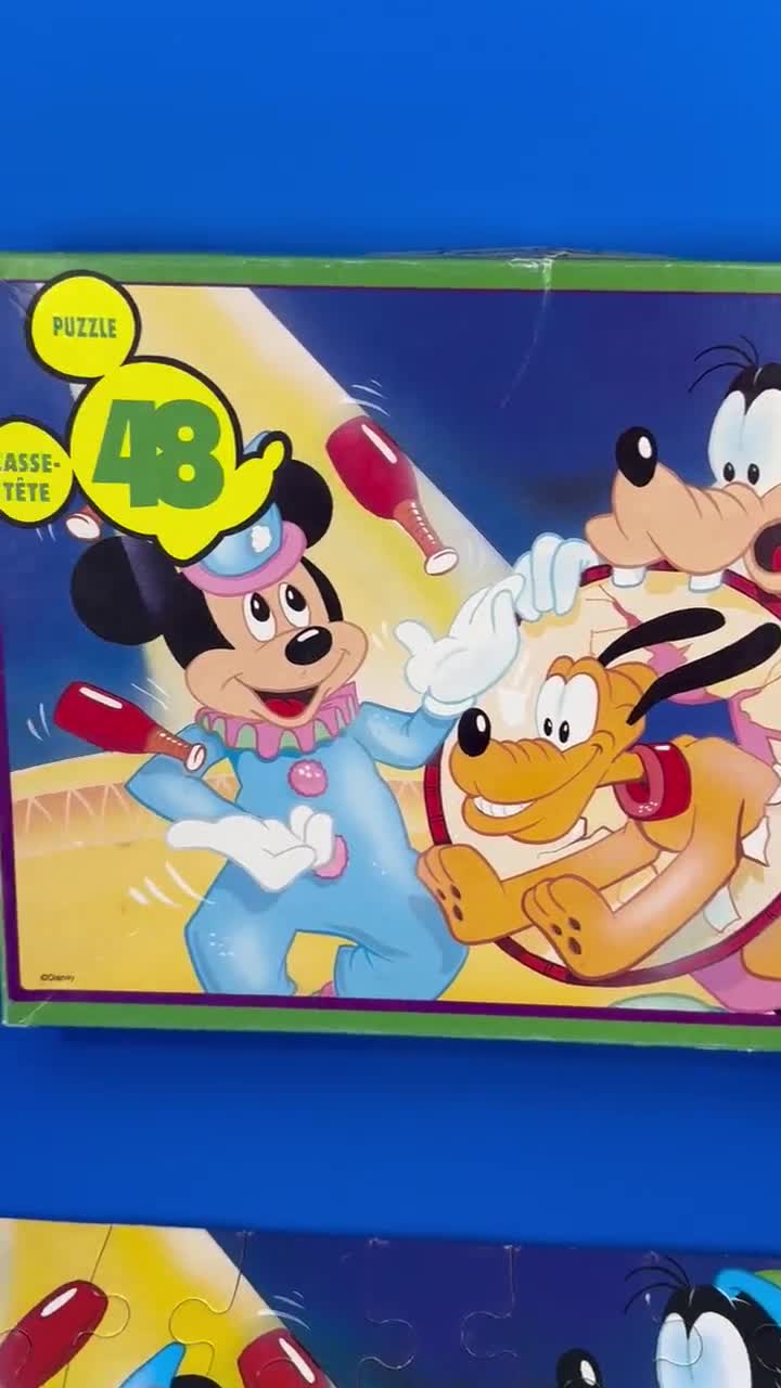 Vintage Mickey Mouse and Friends Circus Puzzle - 48 Pieces