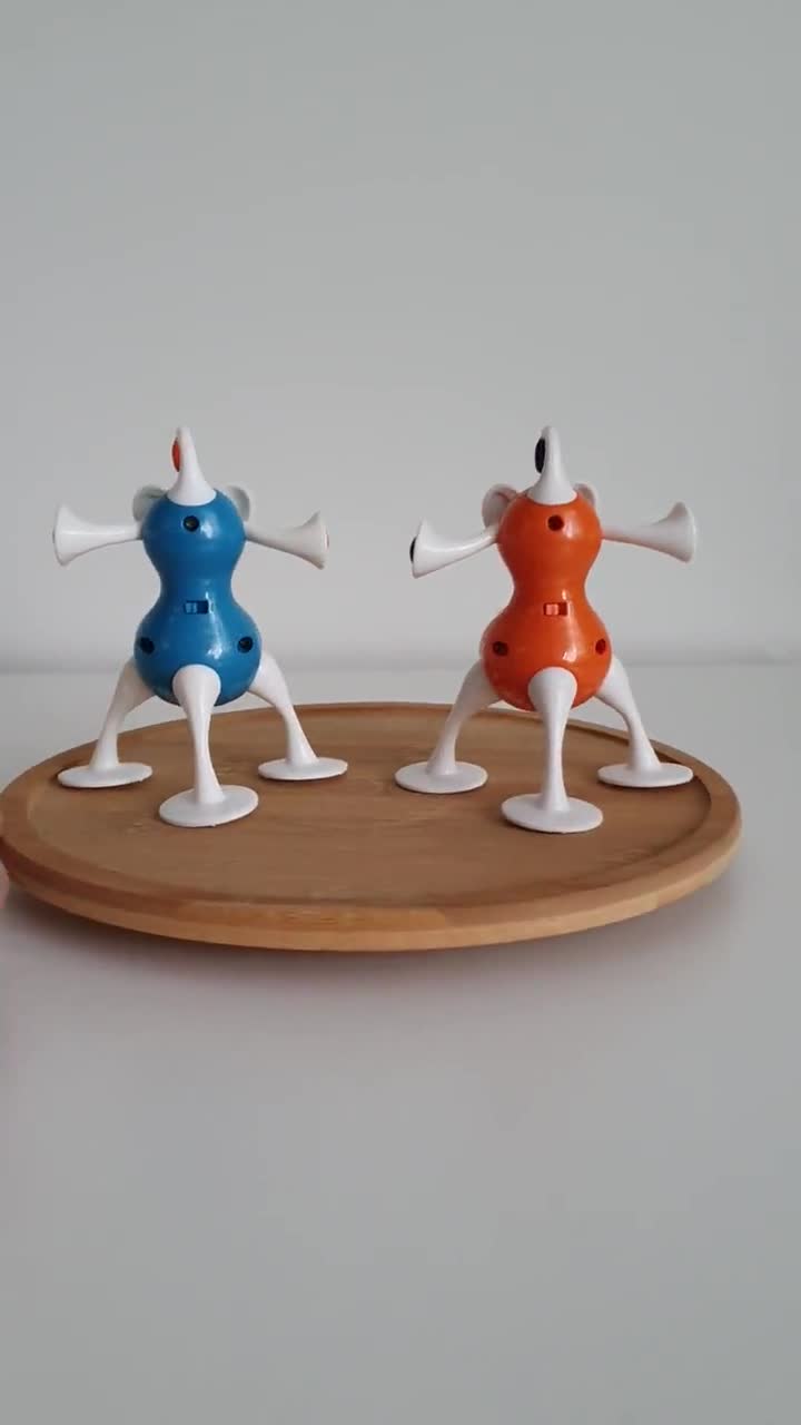Vintage 2006 Zizzle Iz Robot Mcdonald's Happy Meal Toy Set - Etsy