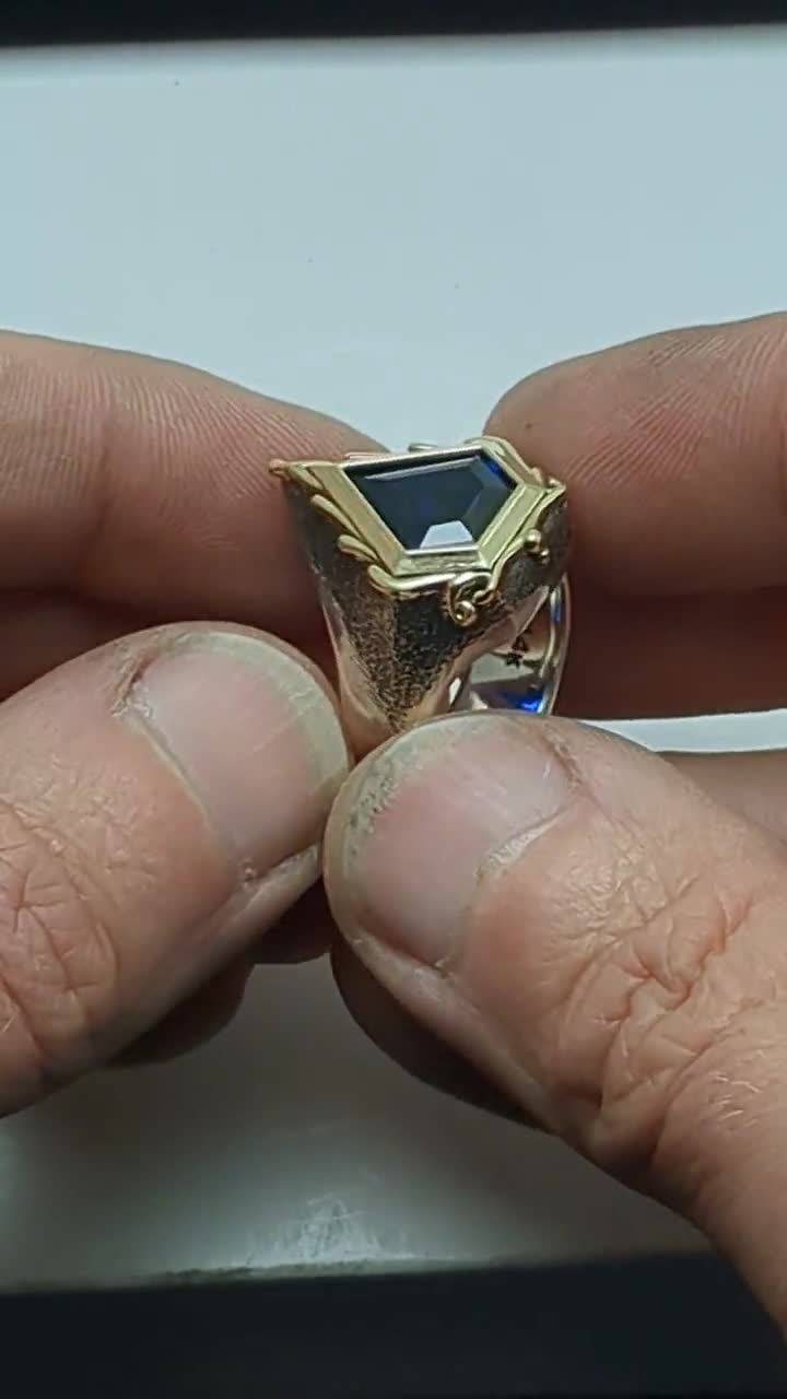 n*s様 【新品未使用】accessories mau◎サファイア リング 希少 モックスサファイアリング - 様々な金属オプション - MTGに