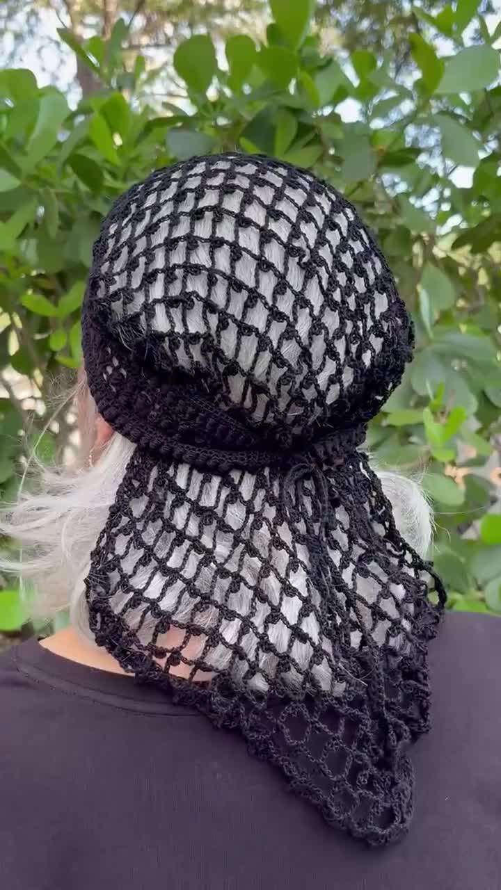 新品 MALIONvintage CROCHET LACE TUNIQ ブラック Micro-crochet Turkish Bandana - Etsy
