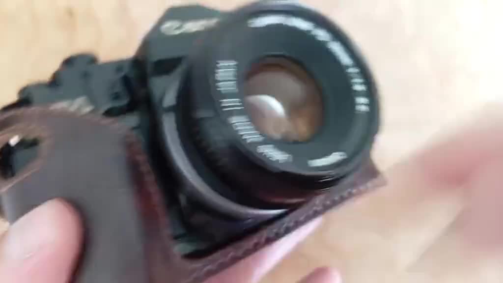 Leather Camera Case for Minolta XD XD7 XD 11 ,premium Half