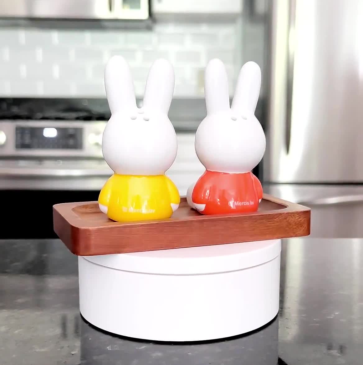 Miffy & Friend Collectable Hand-painted Ceramic Figurines Salt and