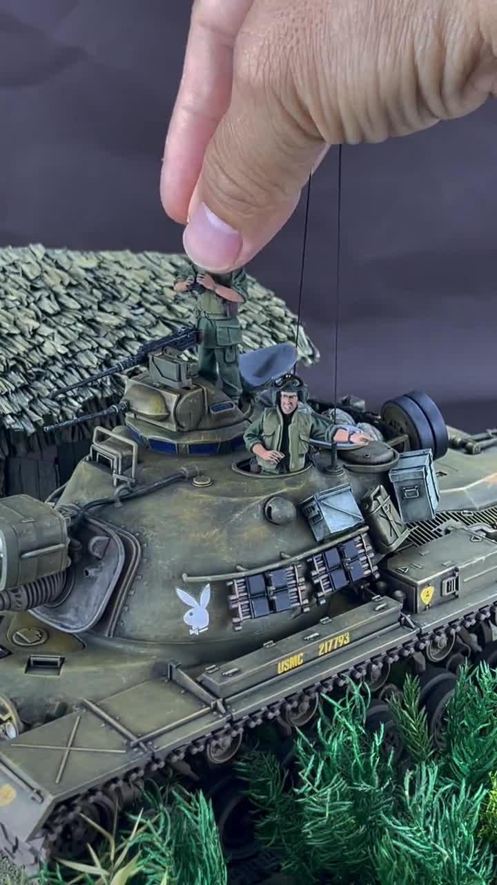 プロペイント 1:35 セット03 ベトナム戦争時のアメリカ軍戦車兵（戦車