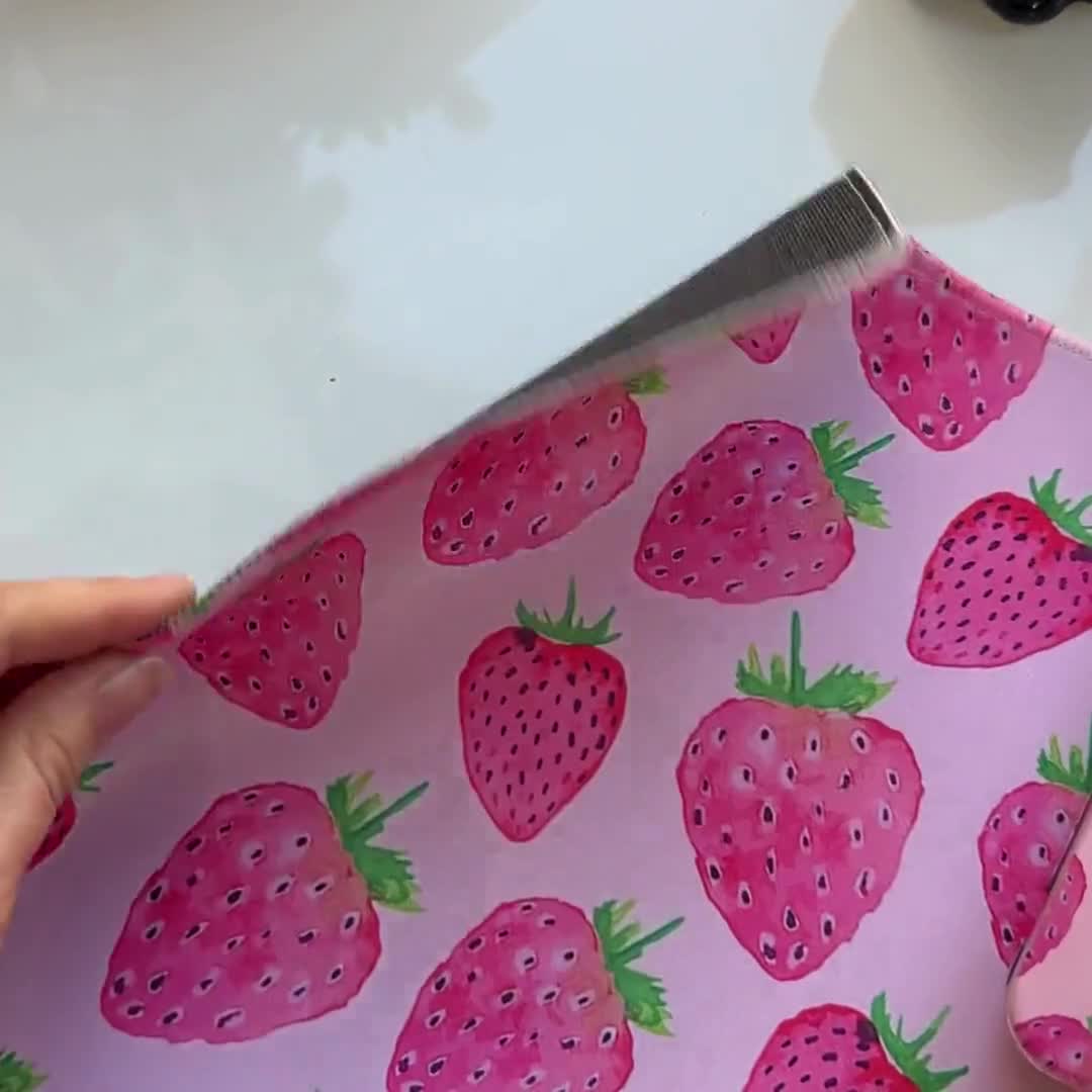 Strawberry Desk Mat, Desk Pad, Extra Large Mousepad, Soft Anti