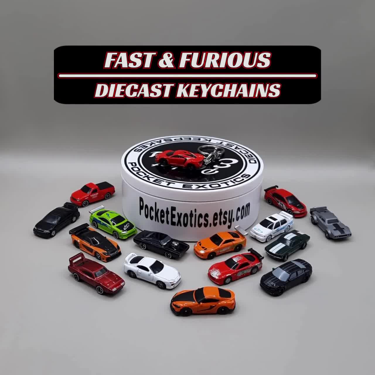 Fast and Furious Keychain in Gift Box – Diecast Metal Car - Etsy