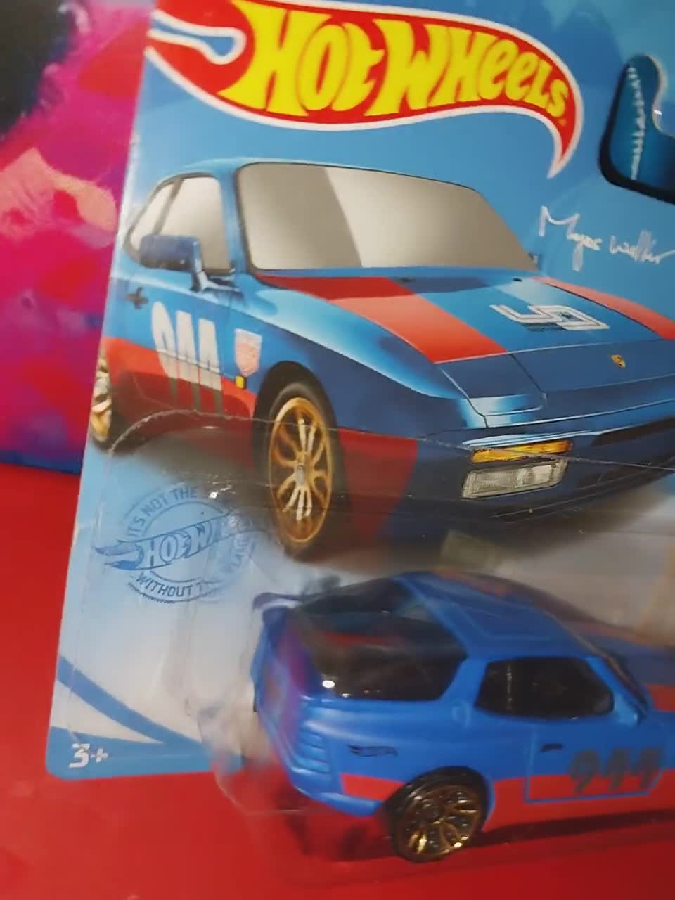 Hotwheels 89 Porsche 944 Turbo Magnus Walker Edition Short Card HW
