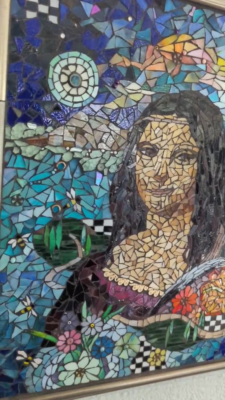高級ウォールアート、モナリザ、モナリザモザイク、高級ウォールアート