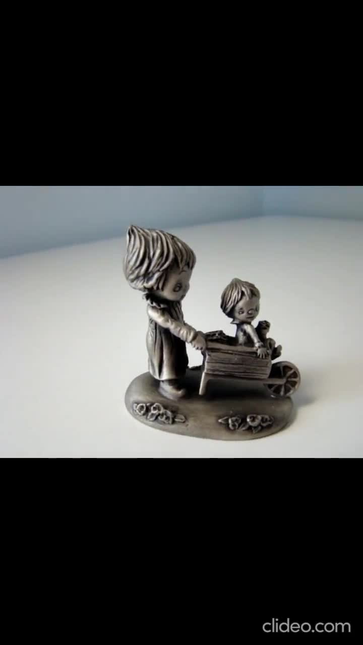 Vintage Hallmark Little Gallery Fine Pewter Figurine - “sunshine