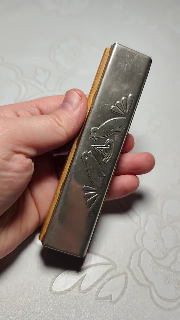 Vintage Ukrainian Harmonica – Sputnik Mouth Organ Instrument 1970s