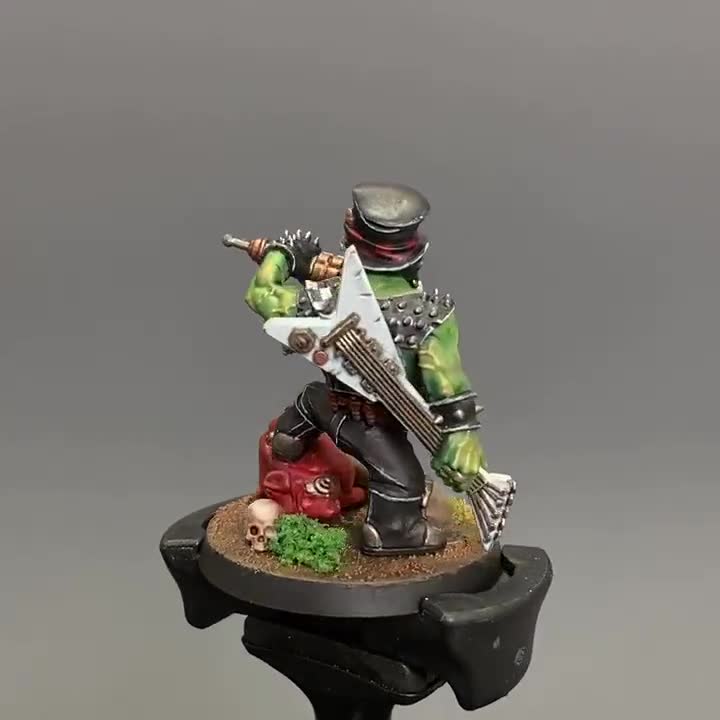 Orks Goff Rocker Xenos Armies Warharmmer 40k Pro Painted