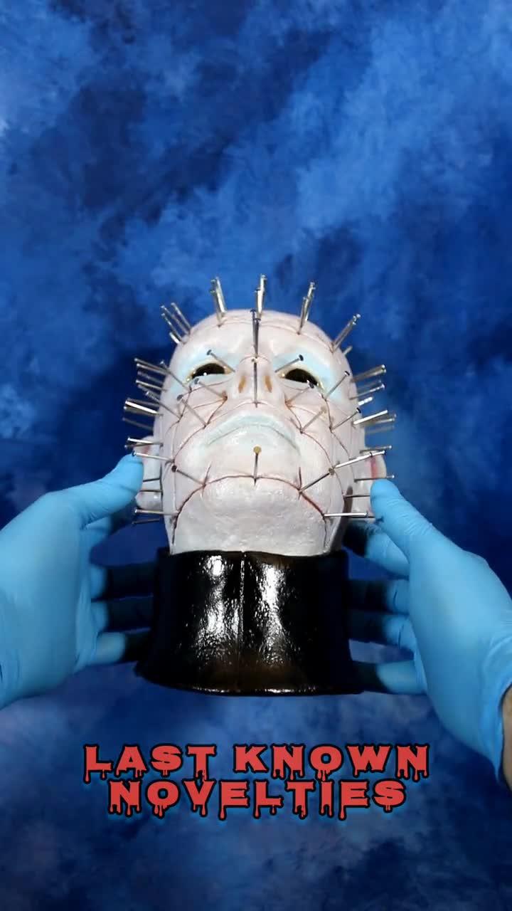 Pinhead Hellraiser Wall Hanger Made From Life Cast / Bust / Horror
