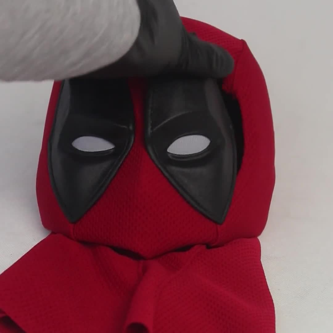デッドプール コスチューム コスプレマスク ハーフシェル - マグネット
