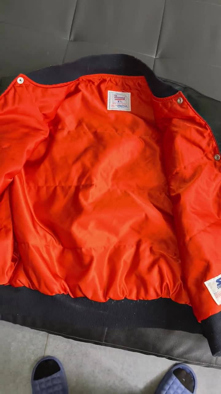 Vintage 90s San Francisco Giants Starter Black Orange Jacket - Etsy