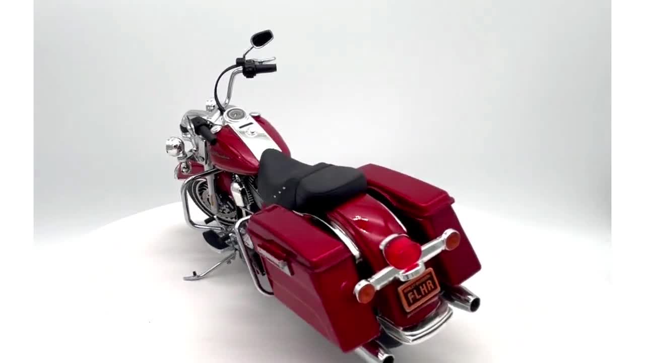 Vintage Harley Davidson Scale Model Motorcycle Die Cast Very High