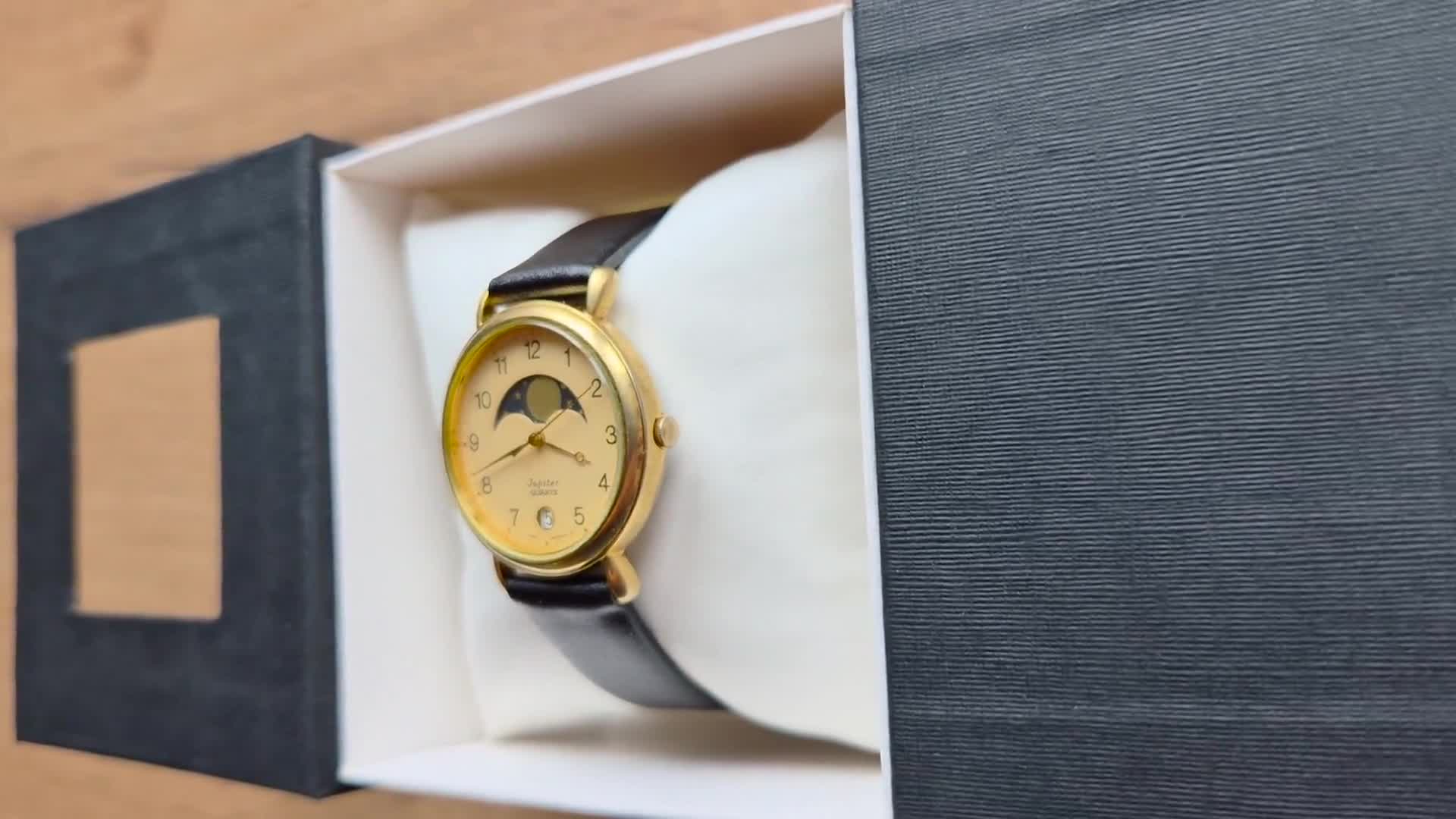 Orient Jupiter Watch With Moon Phases Calendar, Moon Watch
