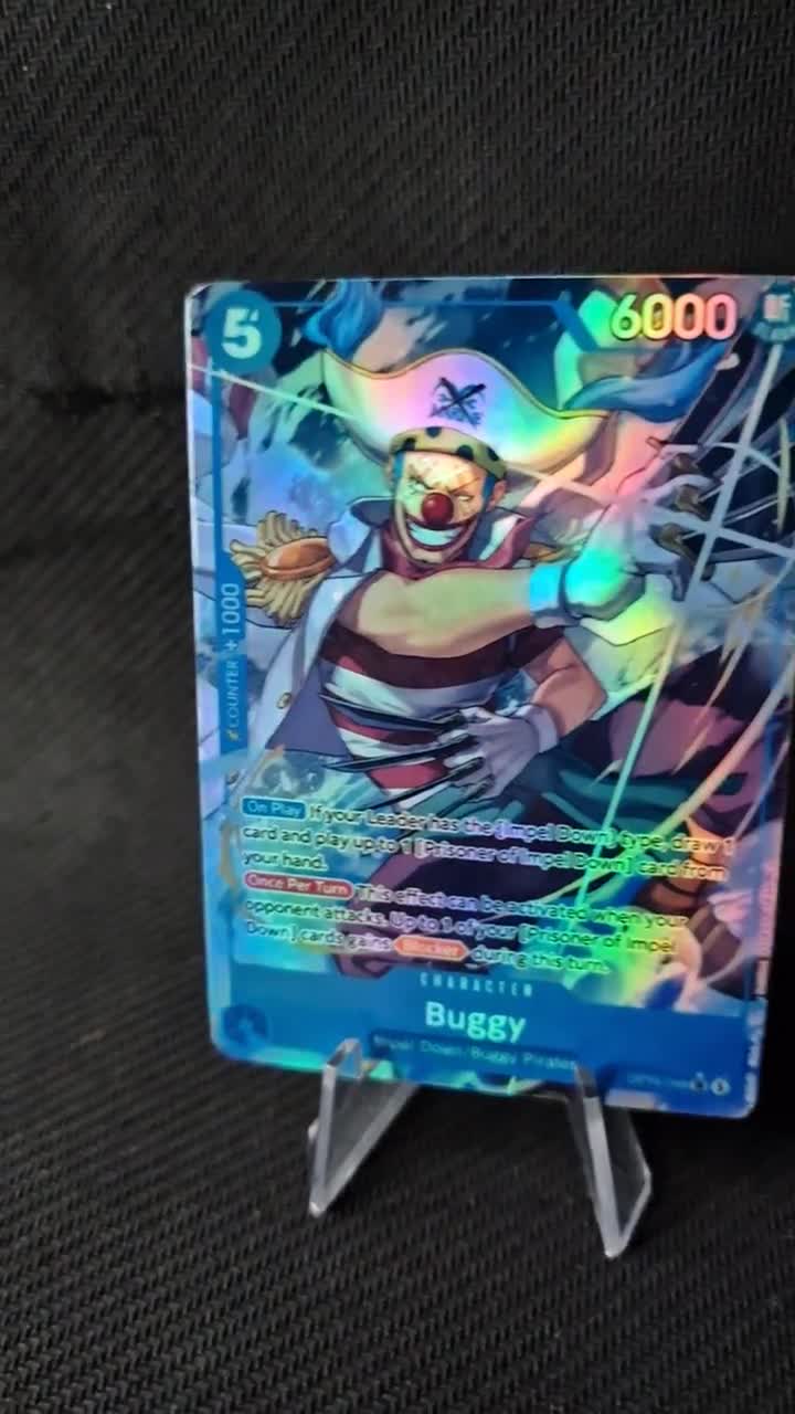 One Piece Proxy Card Holo - Buggy OP16-048 Alt Character - Etsy