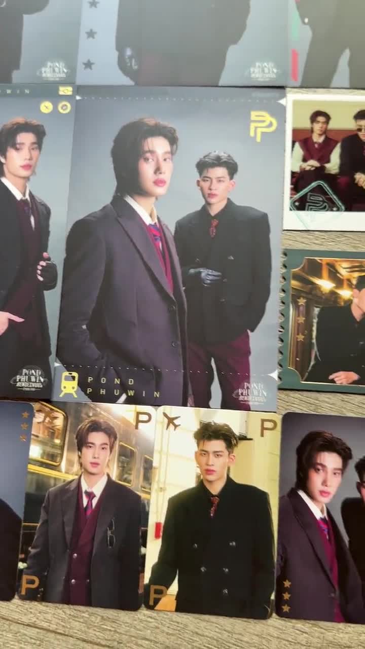 Official GMMTV Pond Phuwin Rendezvous Fancon Mini Photo Set - Thai