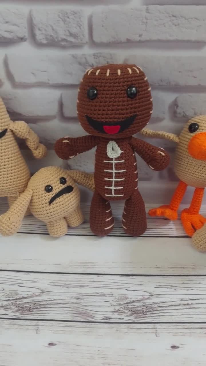 Set of 5 Dolls Sackboy Oddsock Swoop Toggle Little Big Planet 3
