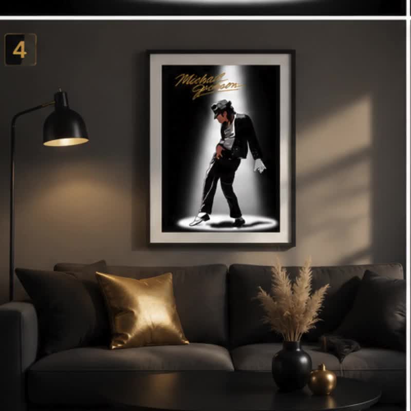 Michael Jackson Poster – Pop Art Illustration – Wall Decoration