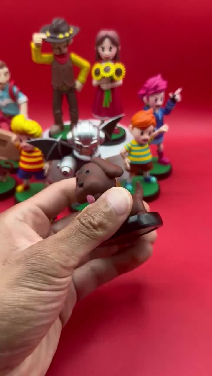 MOTHER 3をモチーフにしたレジン製フィギュアセット - カスタム3D