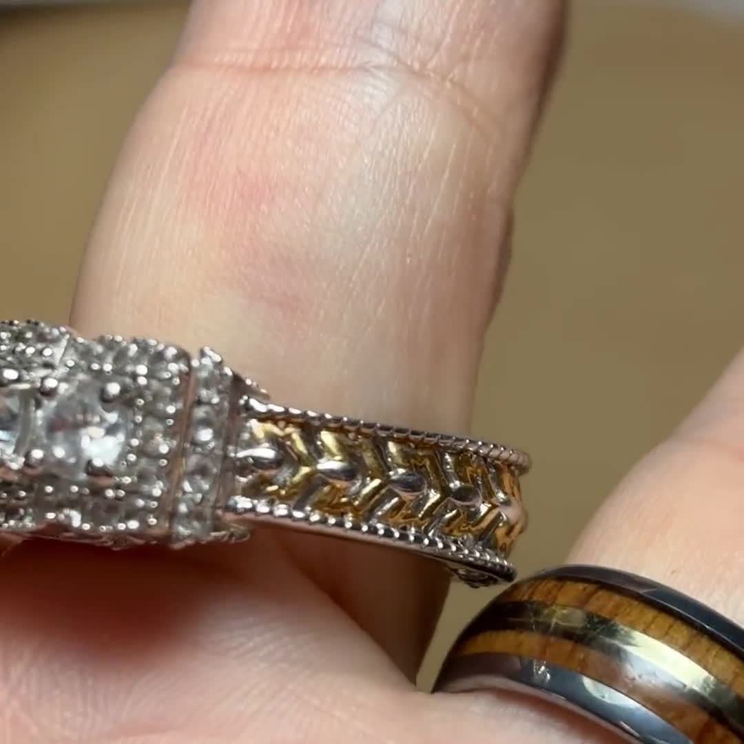 MICHAEL VALITUTTI スターリングシルバー ゴールドトーン アクセント