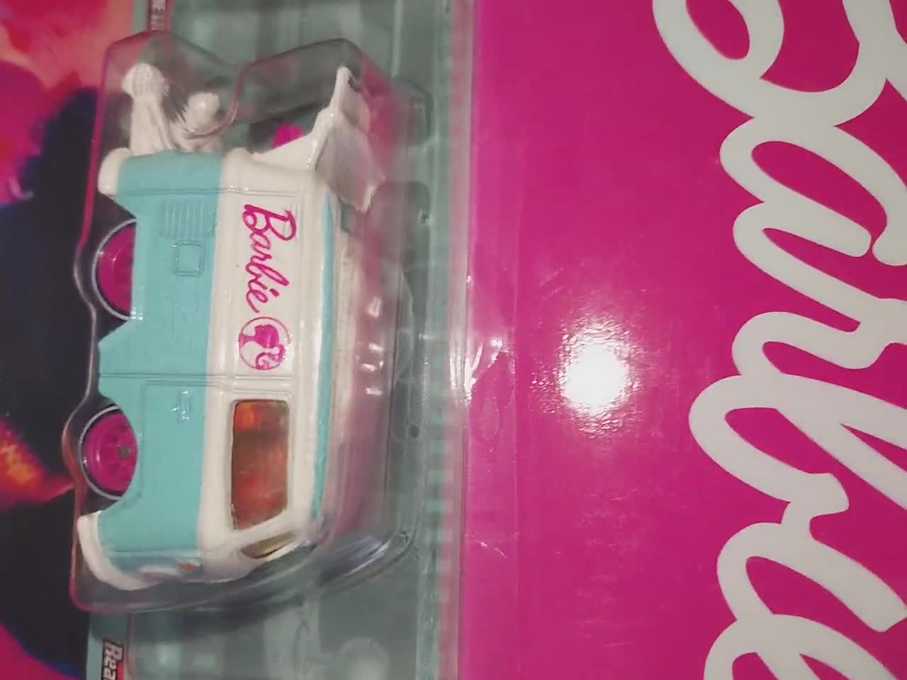 Hotwheels Premium Pop Culture Kool Kombi Barbie VW Short Bus Rare