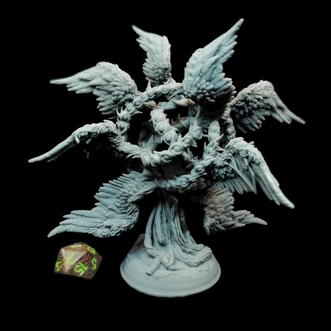 Tressym Winged Giant Cat Miniature for Dungeons and Dragons