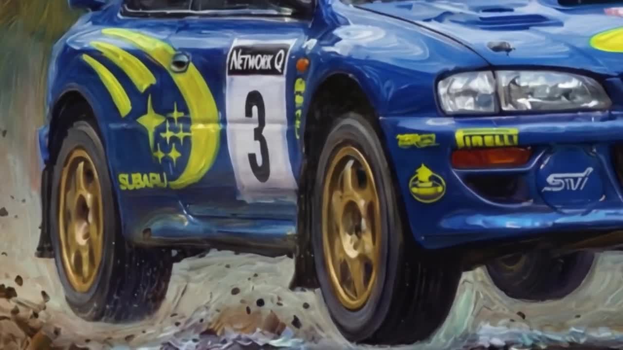Subaru Impreza WRC S6 Rally Car, Crychan Forest: Richard Burns