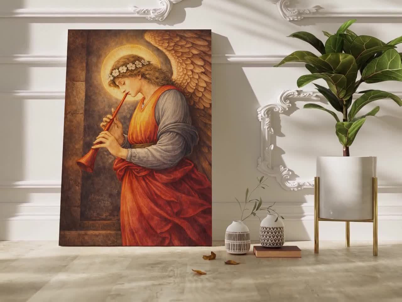 Angel With Trumpet | Serene Heavenly Music in Classical Style - Etsy