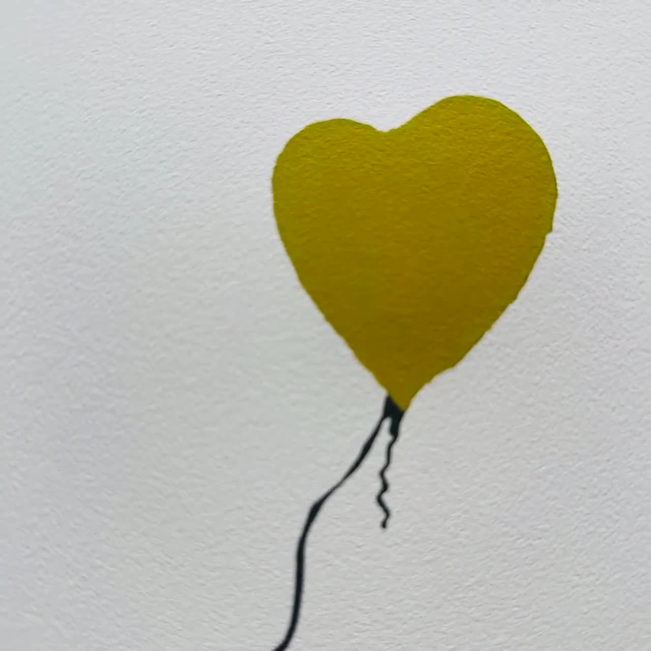 Numbered Edition BANKSY Girl With the Balloon Gold Signed
