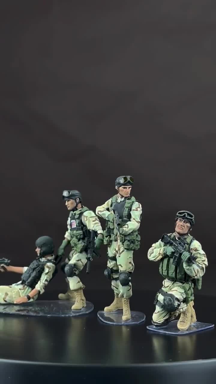 ProPainted 1:35 デルタフォース フィギュアセット (4体) – ソマリア