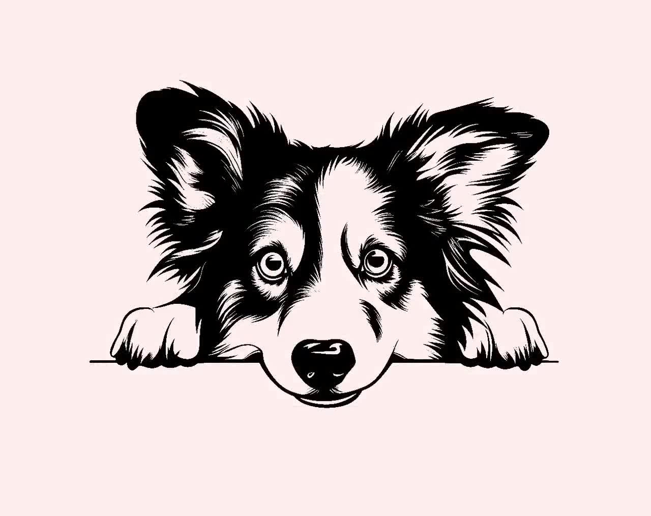 シェルティ SVG バンドル: シェットランド・シープドッグのシルエット