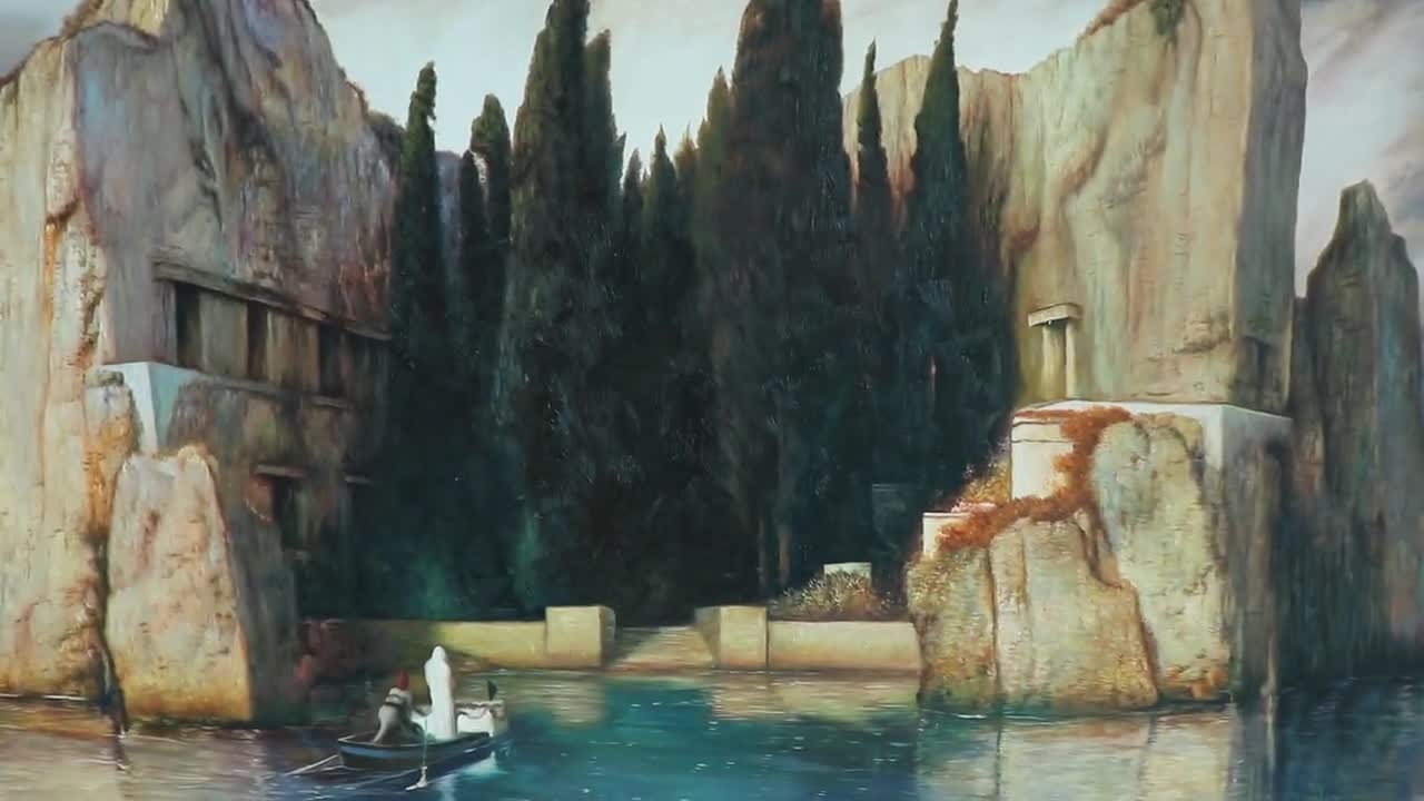 Isle of the Dead (toteninsel) - Arnold Böcklin Hand-painted Oil