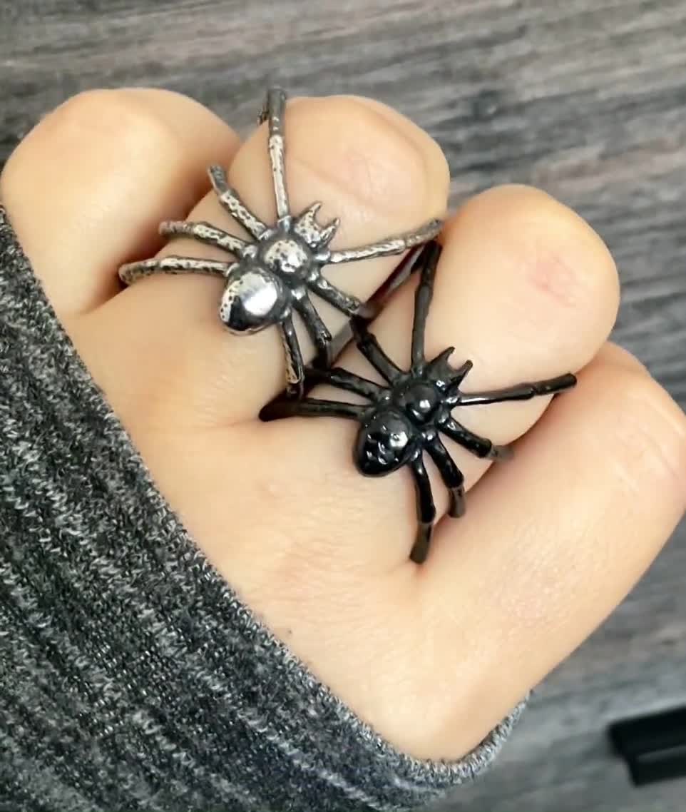 Spider Ring,stainless Steel Spider Ring , Gothic Jewelry,spider