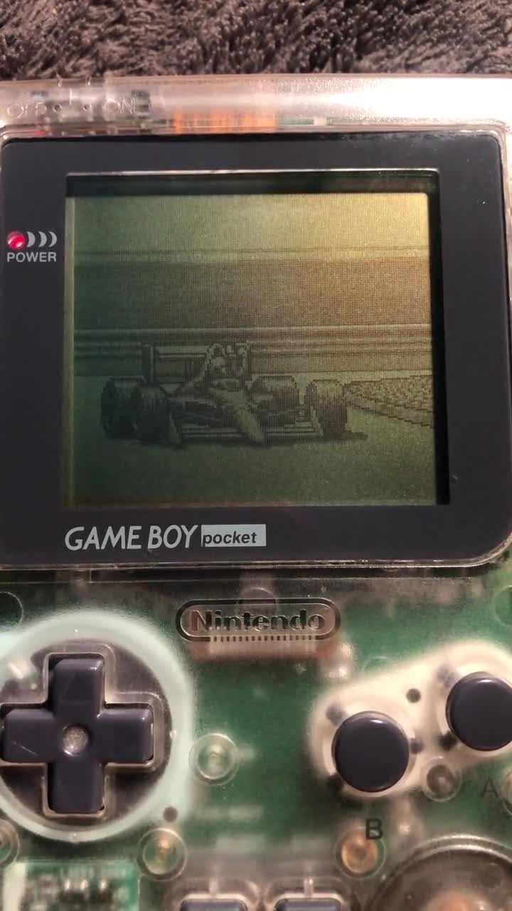 Vintage F1 Spirit 1990s Game Boy Cartridge Racing Game Handheld