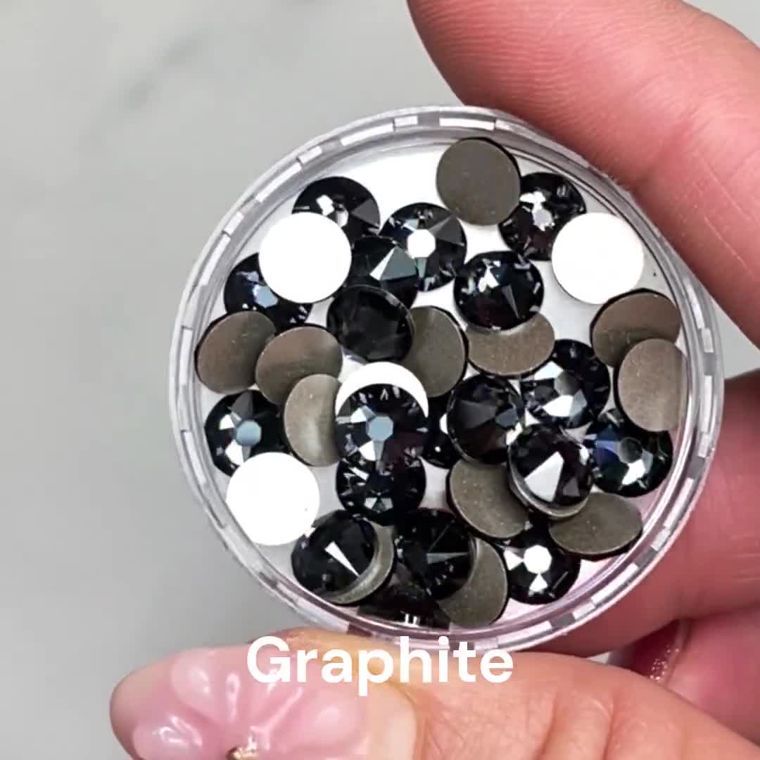 Graphite (253) Swarovski 2088 XIRIUS 34ss Crystal Flatback No