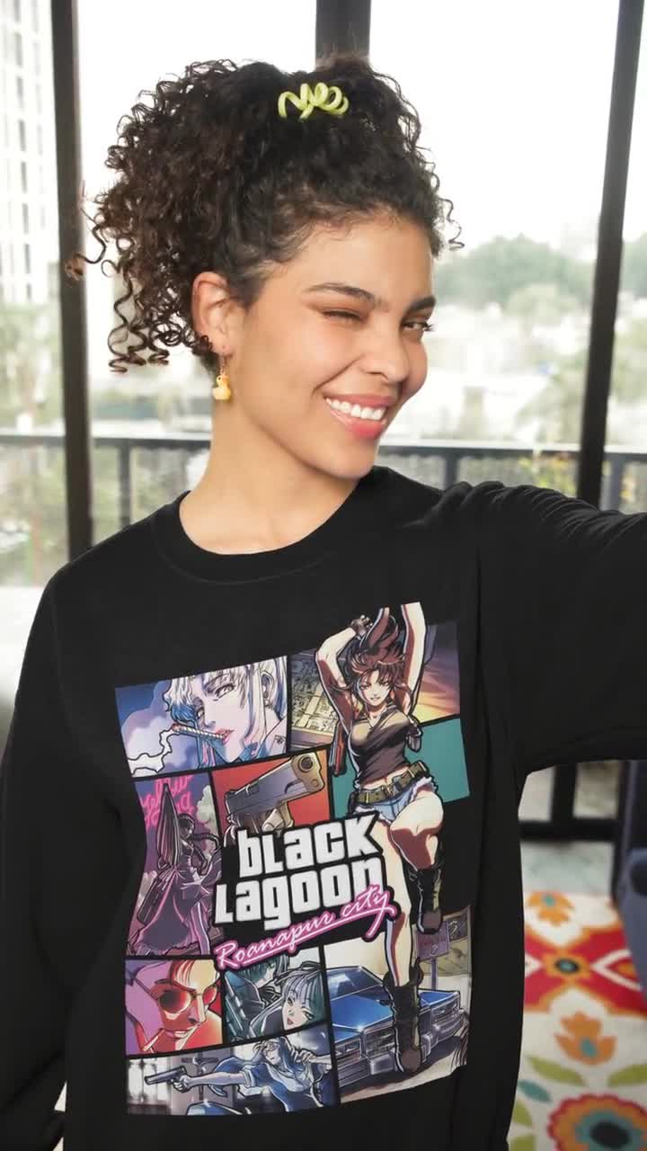 ユニセックス ブラックラグーン レヴィ バラライカ スウェットシャツ