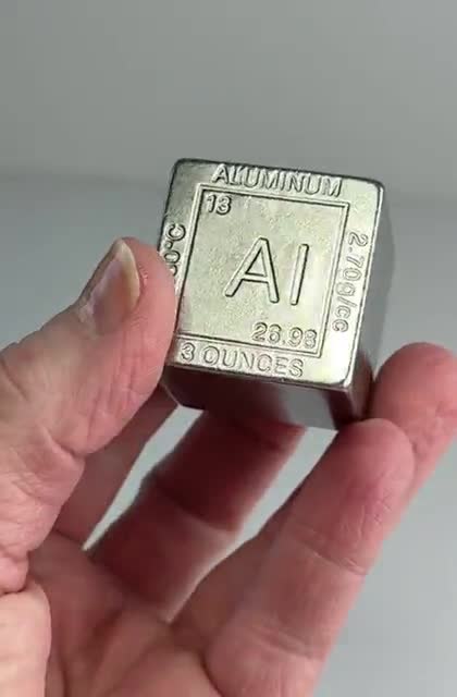 アルミニウム（Al）元素キューブ、周期表科学ギフト - Etsy 日本
