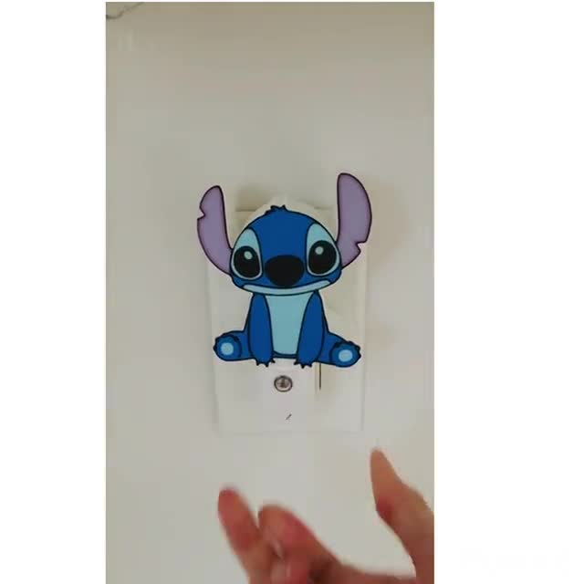 Stitch Nightlight, Project 626 Led Light, Disney Blue Guy Wall