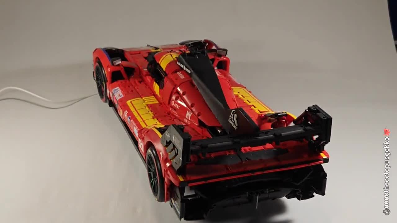 1:8 Lego Ferrari 499P Hypercar 2025 #50/#51 3D Upgrade Pack - MOC