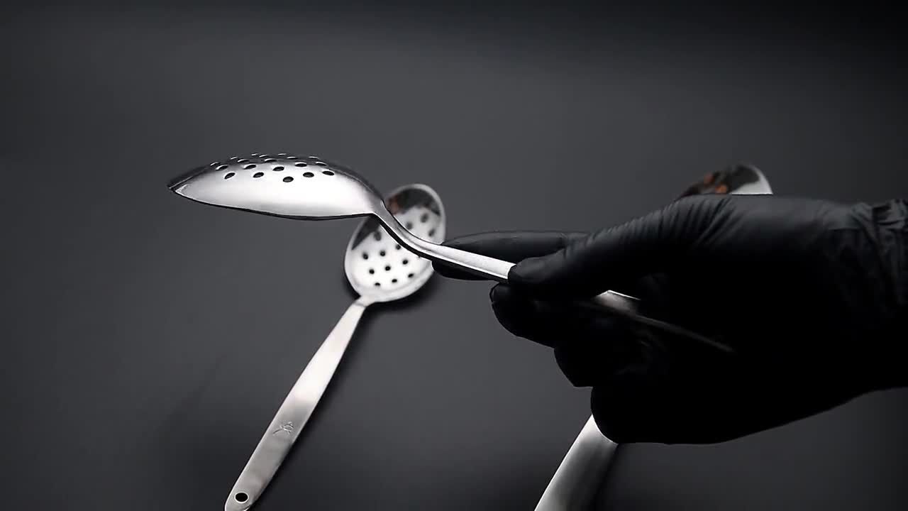 Chef Kunz Perforated Serving Spoon Set | 18/10 Stainless Steel - Etsy