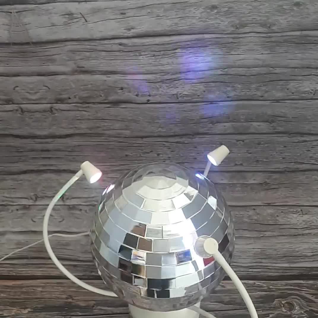Ikea Dansa Pendant Lamp Disco Light LED Rotating Sphere Disco Ball