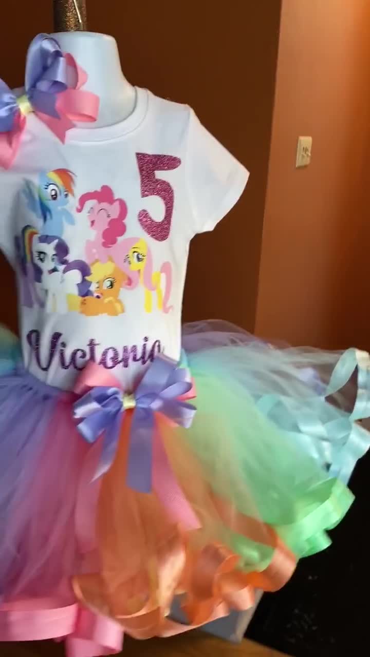 my little pony birthday dress outfit, my little pony tutu set, my little pony birthday shirt, my little pony birthday Color:Regency Your baby girl is Alchemy August 2026 How Betsey Johnson Won