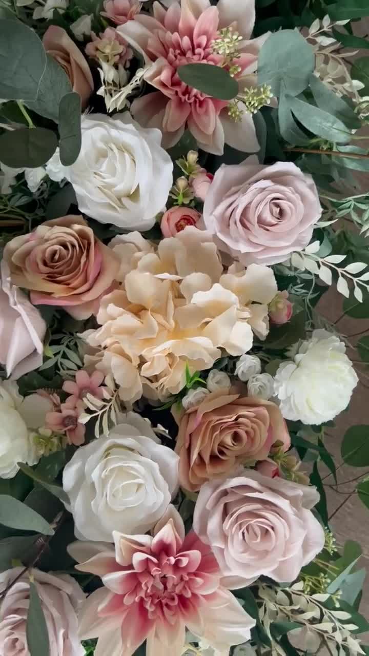 Fall Neutral Wedding Flower Package, Bridal Bouquet, 2 Bridesmaid