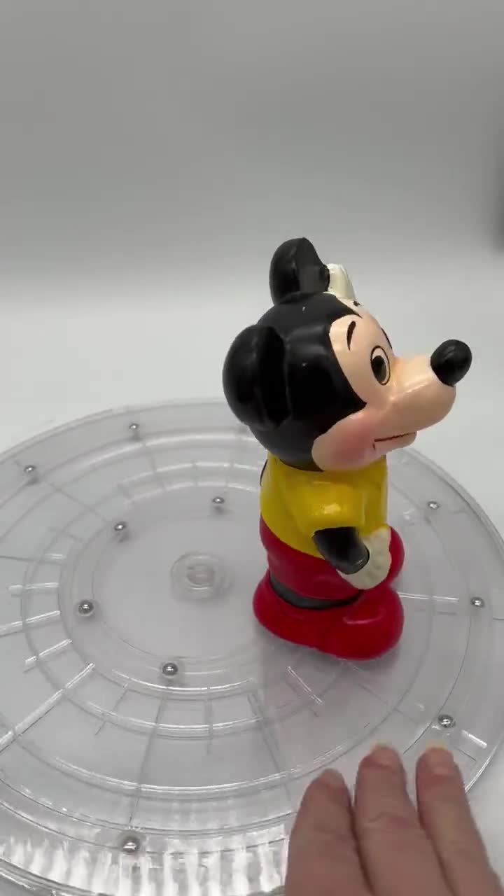 ヴィンテージ セラミック ディズニー ミッキーマウス 貯金箱。日本製