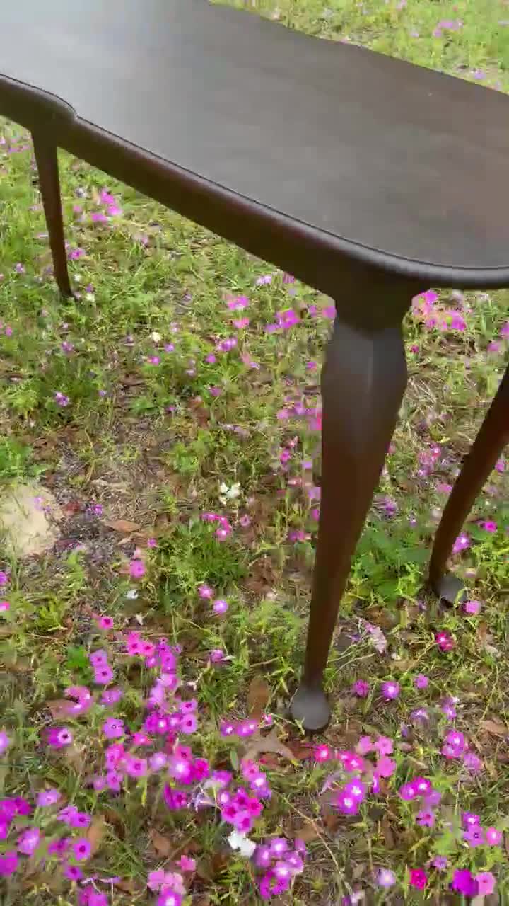 Davis Birely Table, Antique Table, Sofa Table, Queen Ann Legs