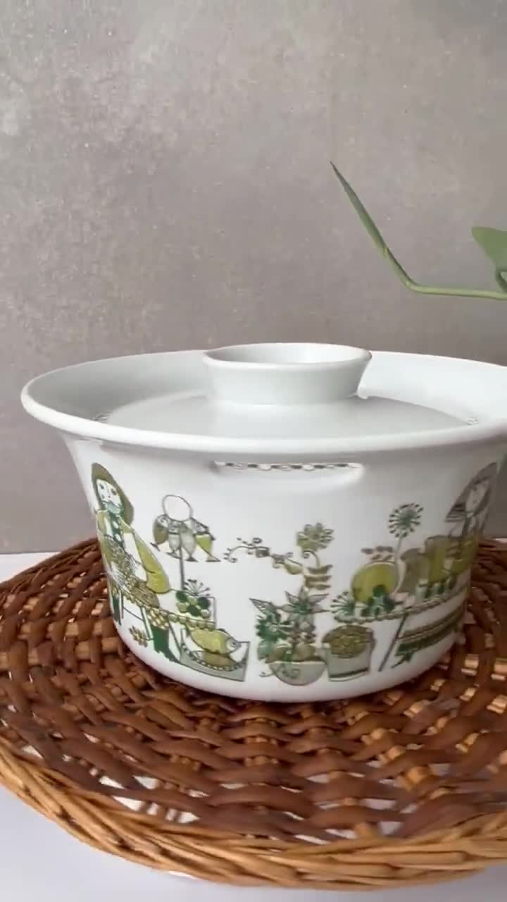 Vintage Figgjo Market Casserole, Figgjo Flint Norway, 60's