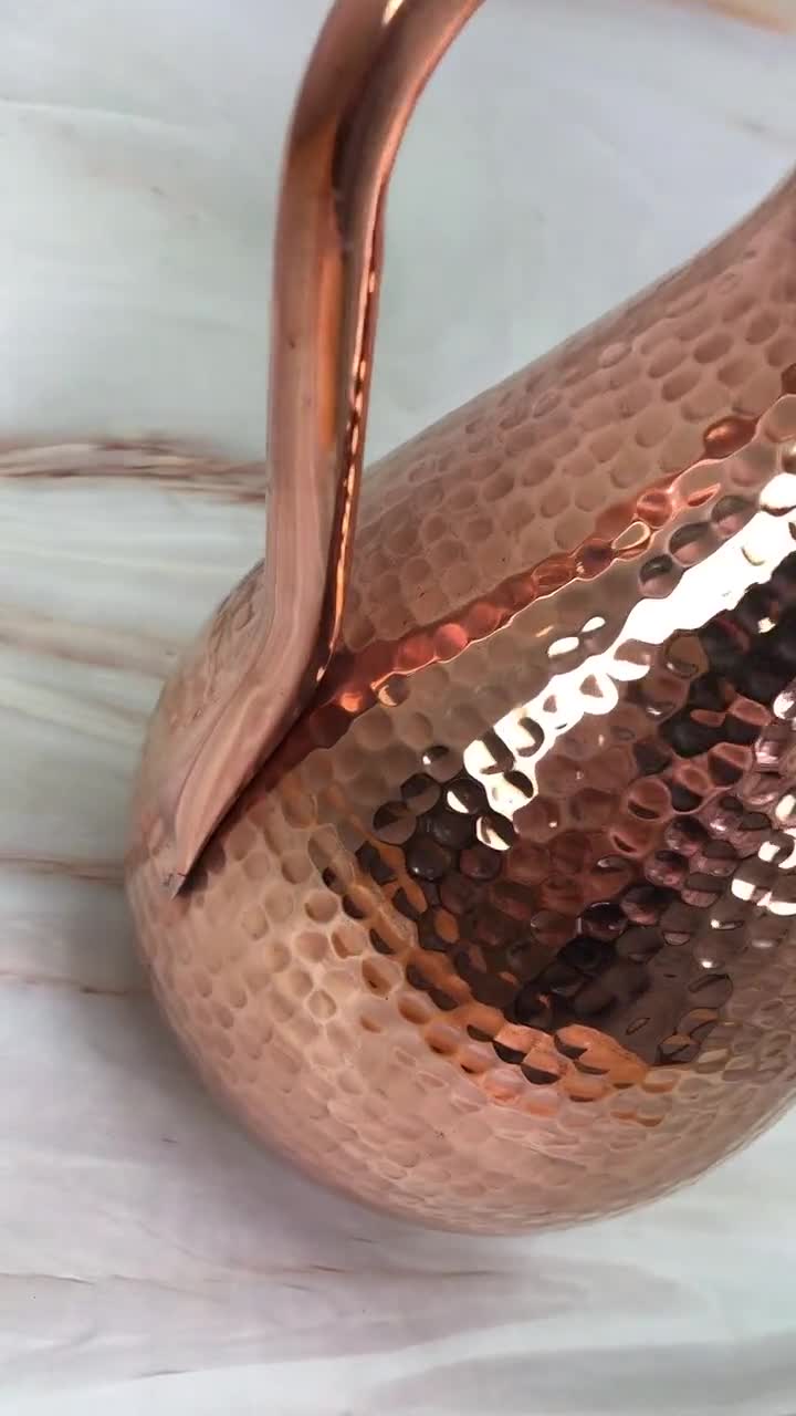 Hammered Copper Teapot Set – Handmade Mexican Copper Tea Kettle